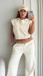 CONJUNTO GUCCI NUDE CON CAFE - Image 3