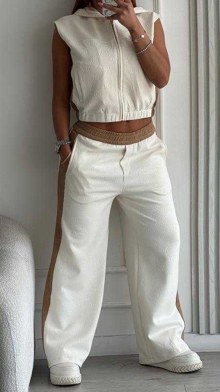 CONJUNTO GUCCI NUDE CON CAFE - Image 2