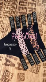 TANGAS LOVE X5 TRES NEGRAS - Image 2