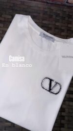 CAMISA VALENTINO BLANCA LOGO