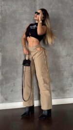 SET FENDI PANTALON CAFE - Image 2