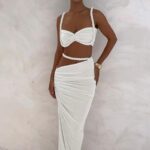 SET BLANCO FALDA LARGA