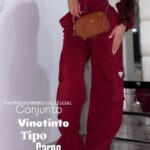 CONJUNTO PRADA CARGO VINOTINTO