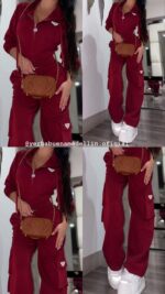 CONJUNTO PRADA CARGO VINOTINTO - Image 3