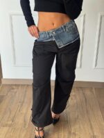 PANTALON DIOR NEGRO CON JEANS - Image 2