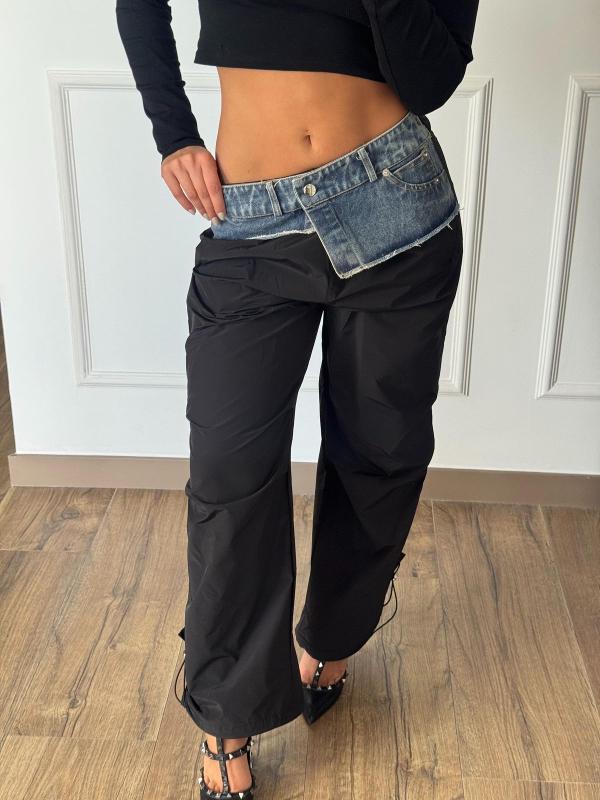 PANTALON DIOR NEGRO CON JEANS - Image 2