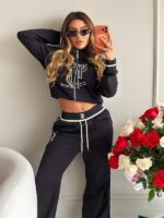 CONJUNTO YSL NEGRO LOGO