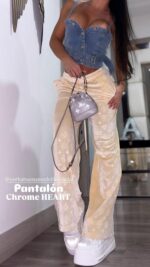 BRALETTE JEANS CON BOTONES LC