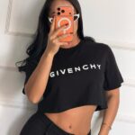 CAMISA GIVENCHY CORTA NEGRA