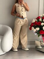 CONJUNTO MIU MIU NUDE CHALECO - Image 4