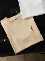 CAMISA YSL LOGO CLASICA NUDE