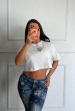 CAMISA NAKED WOLFE CORTA NEGRA Y BLANCA - Image 2