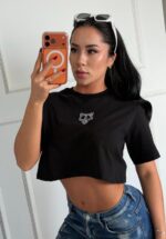 CAMISA NAKED WOLFE CORTA NEGRA Y BLANCA - Image 3