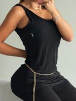 CONJUNTO YSL NEGRO CON PRENDEDOR - Image 2