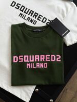 CAMISA DSQUARED2 BLANCA Y VERDE - Image 3