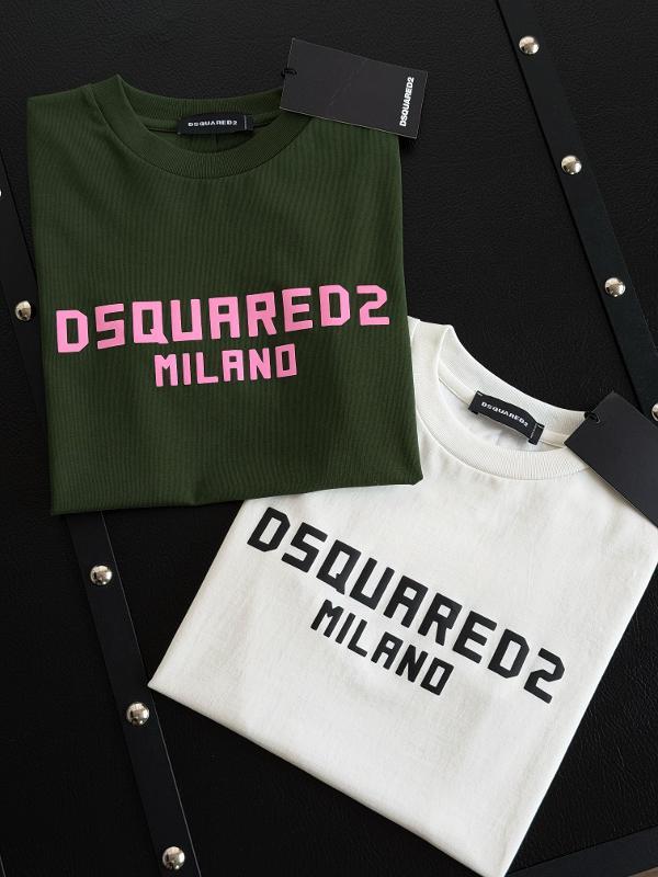 CAMISA DSQUARED2 BLANCA Y VERDE - Image 1