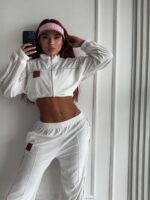 CONJUNTO LOEWE BLANCO TERCIOPELO