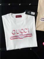 CAMISA GUCCI BLANCA NUDE Y NEGRA - Image 3