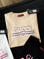 CAMISA GUCCI BLANCA NUDE Y NEGRA - Image 2