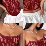 BRALETTE VINOTINTO TIPO CORSET