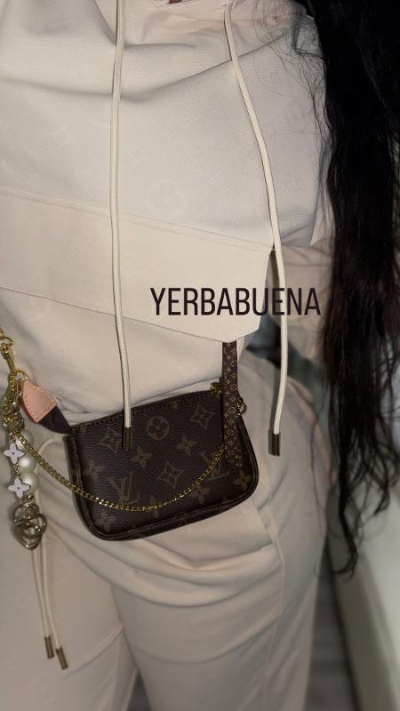 CONJUNTO LOUIS VUITTON MONOGRAM CIERRE NUDE - Image 4