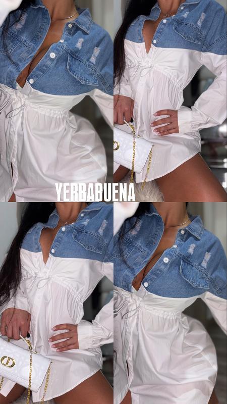 BLUSON BLANCO CON JEANS KTOO - Image 2