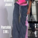 PANTALON RAYAS CON ROSADO GALITA