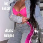 JEANS CON FUCSIA GALITA