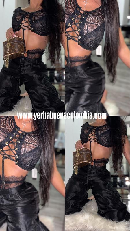 PANTALON NEGRO CARGO MOCHY - Image 3