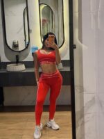 SET ALO LEGGINS ROJO