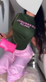 PANTALON ROSADO SATINADO - Image 4