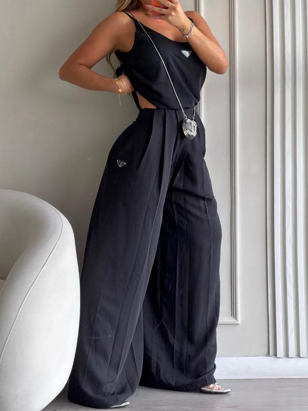 CONJUNTO PRADA CAMISA TIRAS NEGRO - Image 2