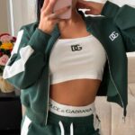 CONJUNTO DOLCE & GABBANA 3 PIEZAS VERDE