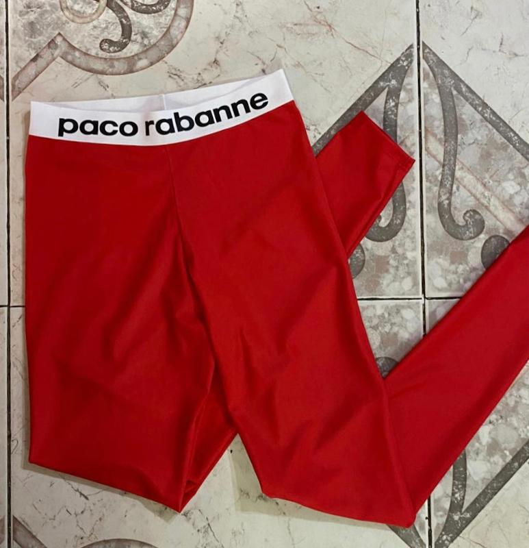 LEGGINS PACO RABANNE ROJO - Image 2