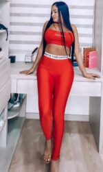 LEGGINS PACO RABANNE ROJO - Image 4