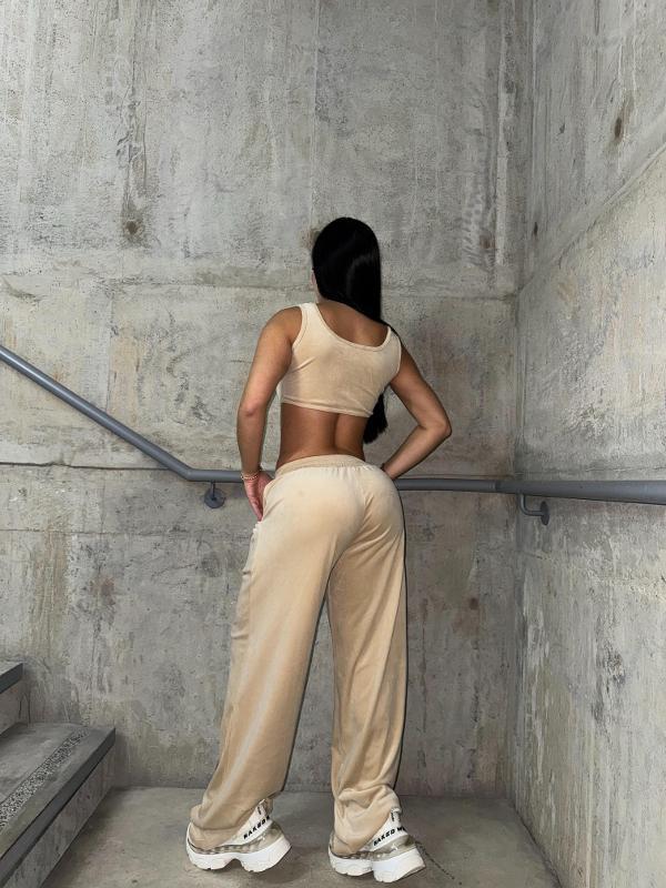 SET VELVET CON CORSET NUDE - Image 2
