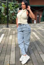 JEANS BALBOA CON BOTON ABAJO