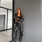 PANTALON CUERINA CON MONOS - Image 2