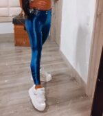 LEGGINS AZUL CORREA LATERAL - Image 2