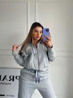 CONJUNTO DIOR RELIEVE EN CIERRE GRIS