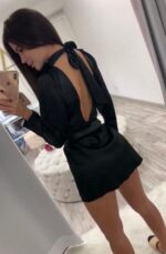 VESTIDO SATIN IA NEGRO - Image 2