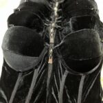 CORSET TERCIOPELO NEGRO