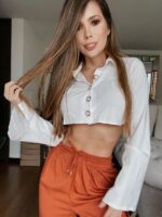 CAMISERA CORTA BOTONES BLANCA IA