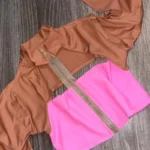 TOP FUCSIA CON NUDE