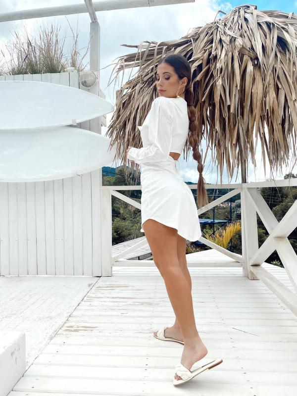 VESTIDO LYRA IA MARFIL - Image 2