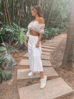 FALDA PLIZADA IA BLANCA PERLADA - Image 3