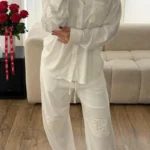 CONJUNTO LOEWE BLANCO EN LINO - Image 3