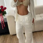 CONJUNTO LOEWE BLANCO EN LINO - Image 2