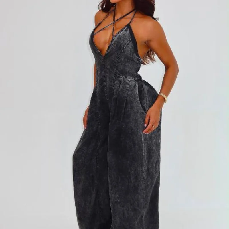 ENTERIZO ANCHO GRIS OSCURO - Image 3