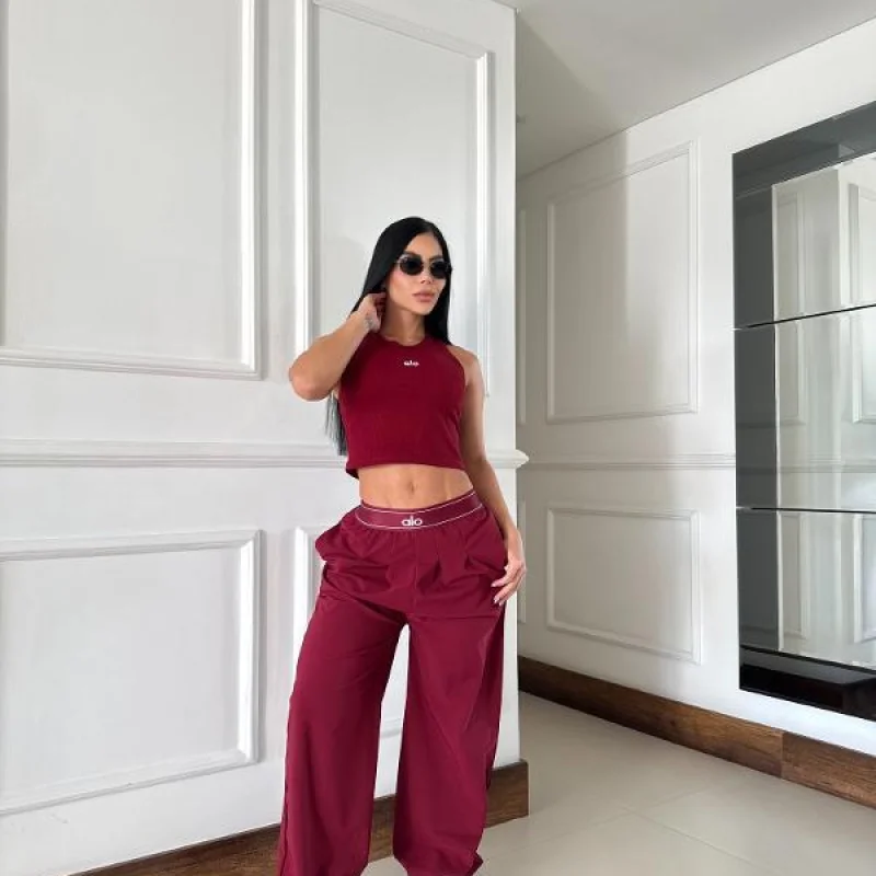 SET ALO PANTALON VINOTINTO CAMISILLA - Image 1